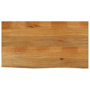 Tischplatte Mango Massivholz Baumkante 110x60
