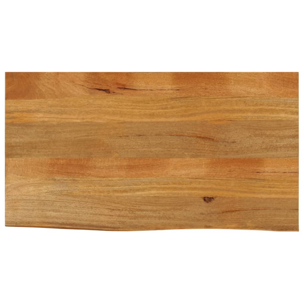 Tischplatte Mango Massivholz Baumkante 110x60
