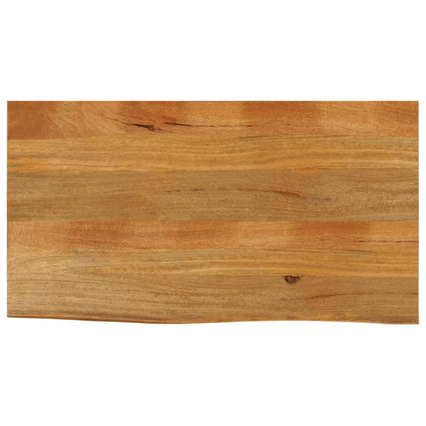 Tischplatte Mango Massivholz Baumkante 110x60