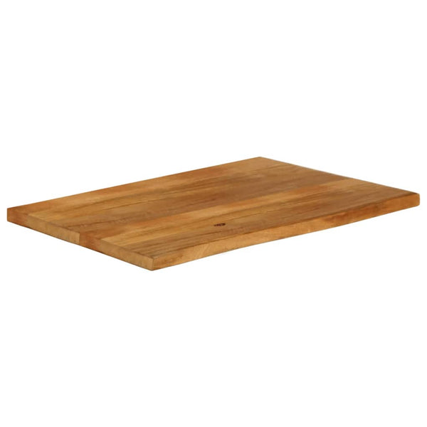 Tischplatte Mango Massivholz Baumkante 110x60