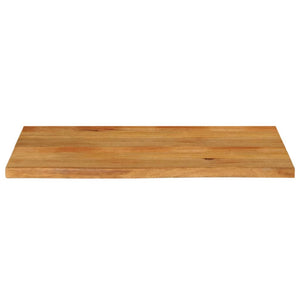 Tischplatte Mango Massivholz Baumkante 110x60