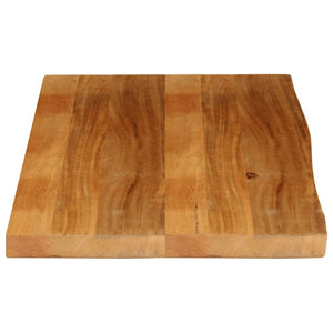 Tischplatte Mango Massivholz Baumkante 110x60