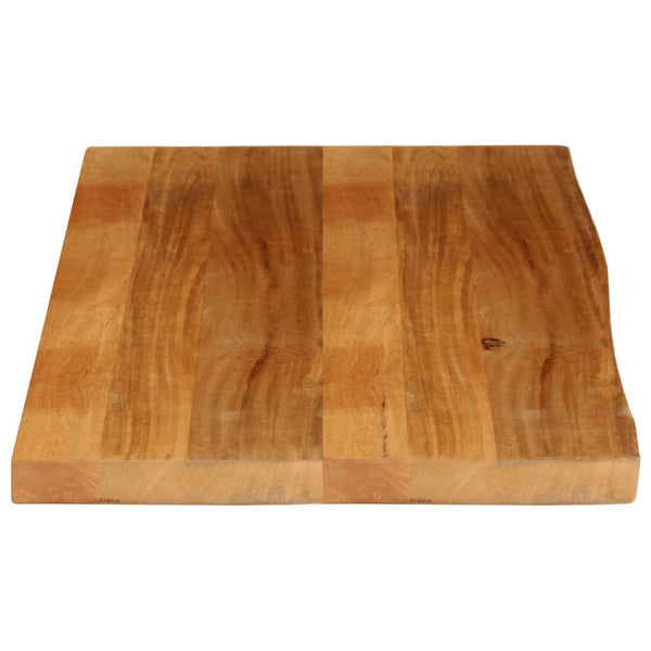 Tischplatte Mango Massivholz Baumkante 110x60