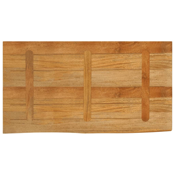 Tischplatte Mango Massivholz Baumkante 110x60