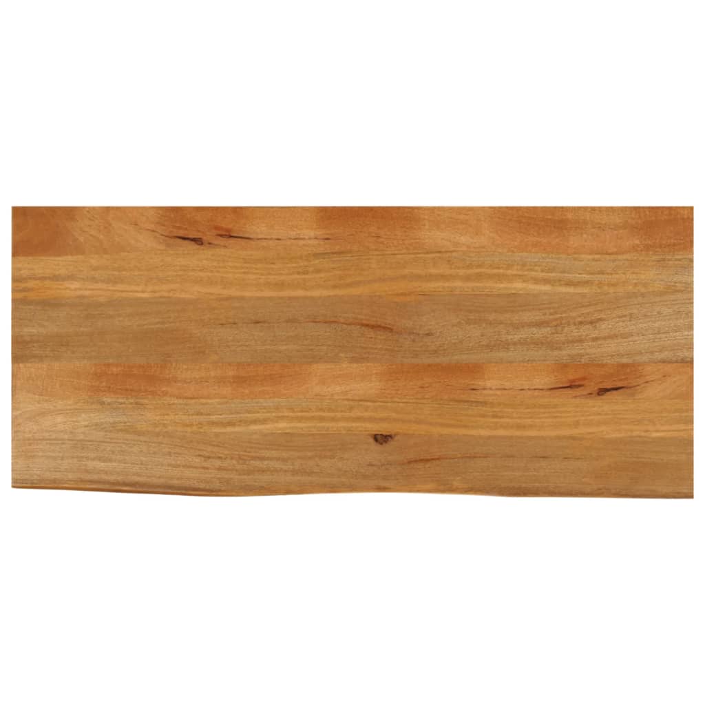 Massivholz Tischplatte Mango Baumkante 140x60 cm