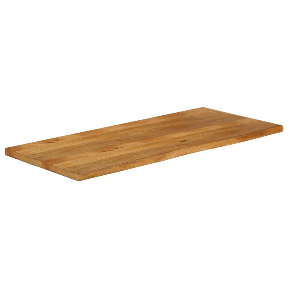 Massivholz Tischplatte Mango Baumkante 140x60 cm