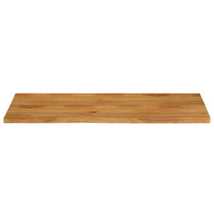 Massivholz Tischplatte Mango Baumkante 140x60 cm