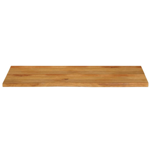Massivholz Tischplatte Mango Baumkante 140x60 cm