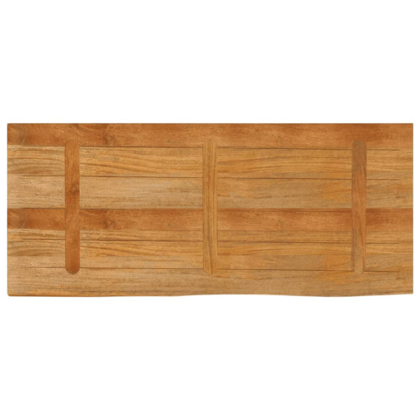 Massivholz Tischplatte Mango Baumkante 140x60 cm