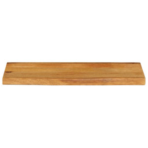 Massivholz Tischplatte Mango Baumkante 90x20 cm