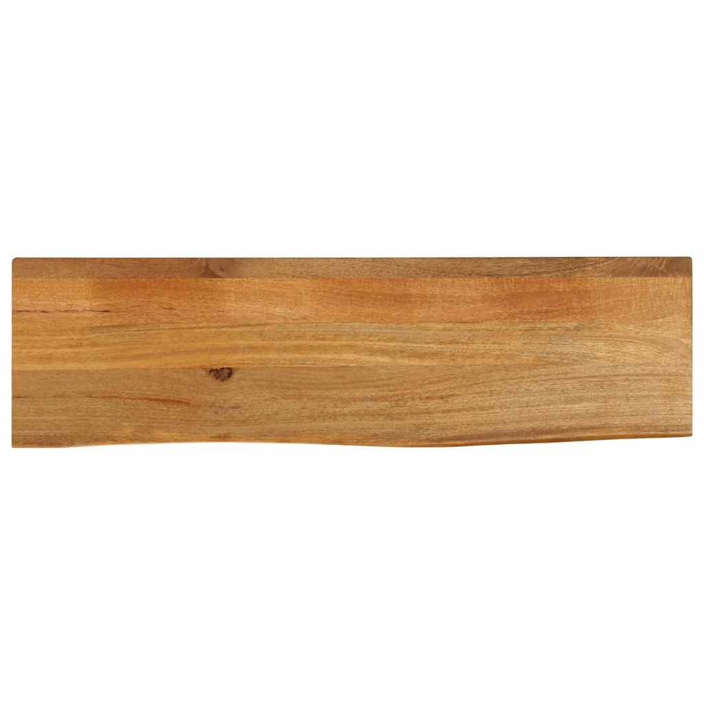 Tischplatte Mango Massivholz 120x20 cm Baumkante