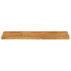 Tischplatte Mango Massivholz 120x20 cm Baumkante