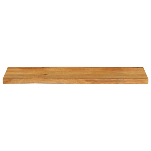 Massivholz Tischplatte Mango Baumkante 120x40 cm