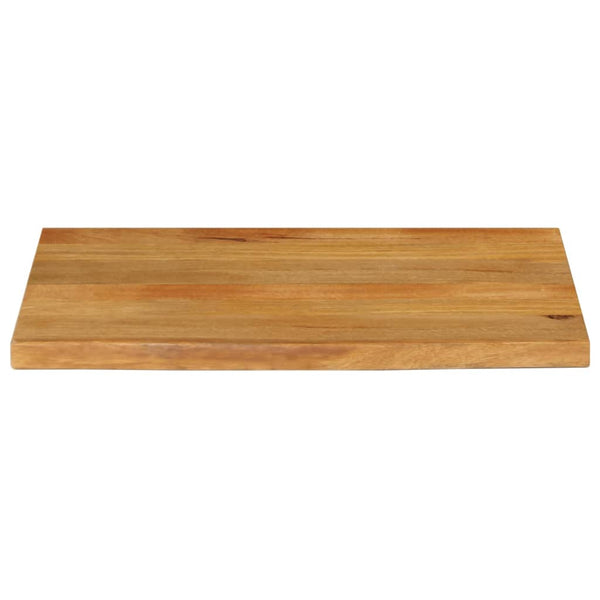 Mango Massivholz Tischplatte Baumkante 80x60 cm