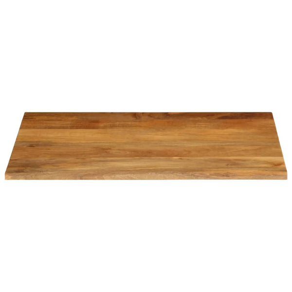 Massivholz Tischplatte Mango Baumkante 90x80 cm