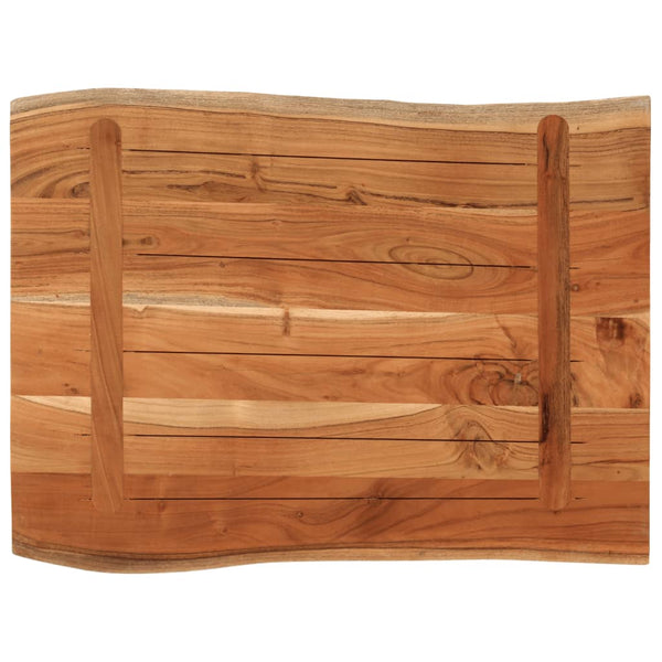 Massivholz Akazie Tischplatte 70x60 cm
