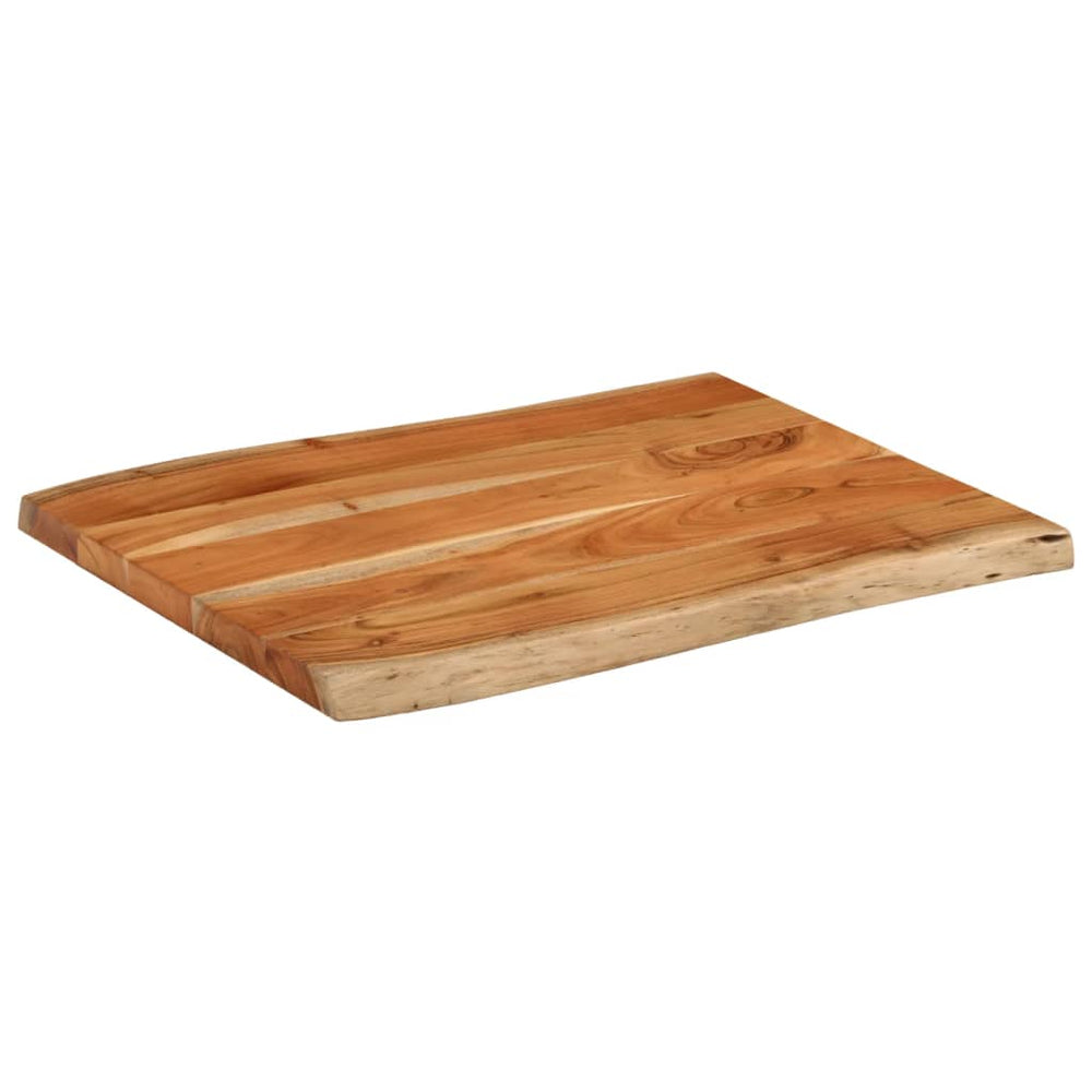 Massivholz Akazie Tischplatte 80x60 cm