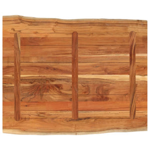 Massivholz Akazie Tischplatte 100x80 cm