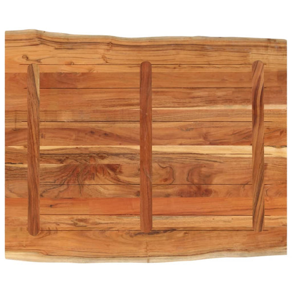 Massivholz Akazie Tischplatte 100x80 cm