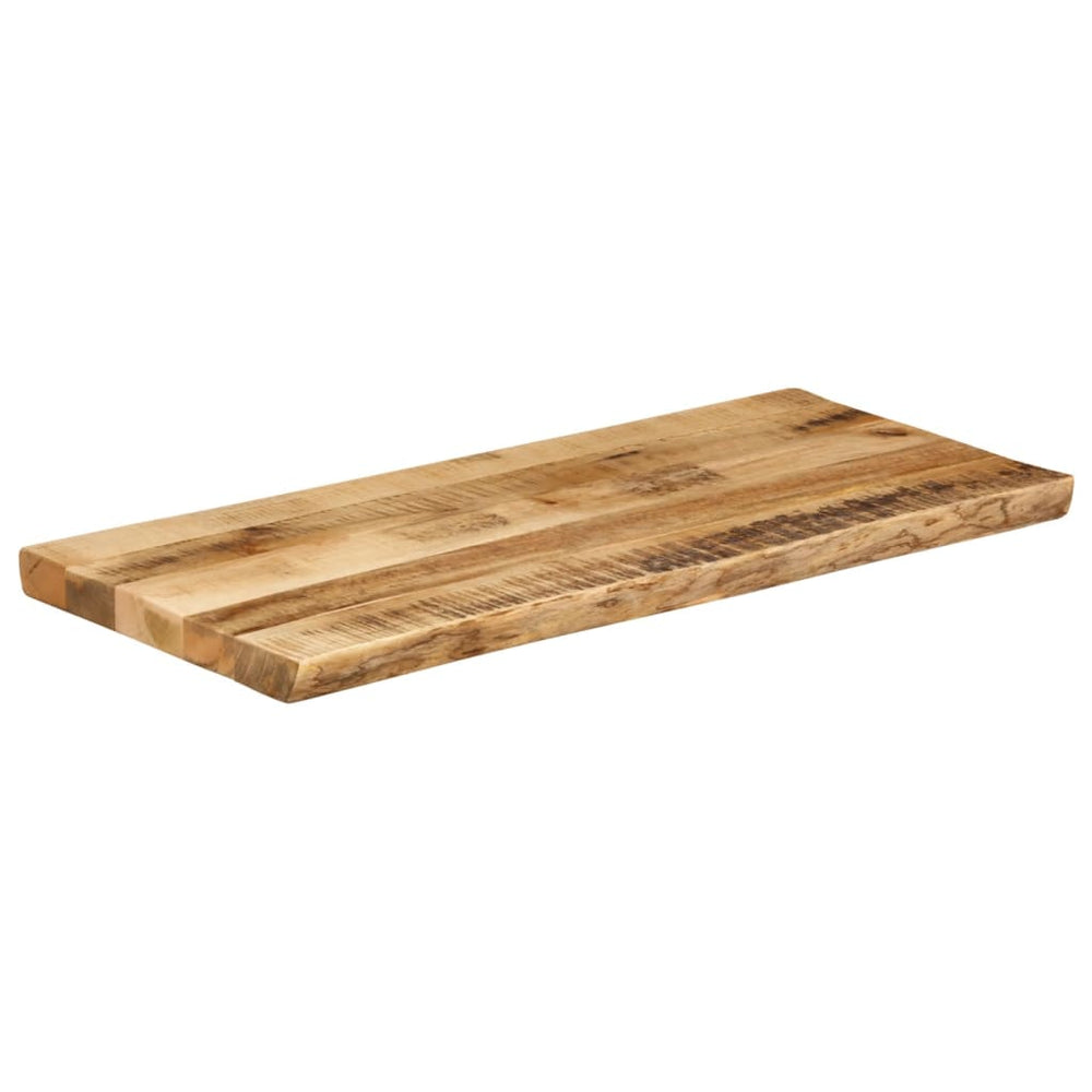 Tischplatte Baumkante 90x40 Mango Massivholz