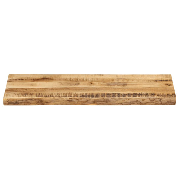 Tischplatte Baumkante 90x40 Mango Massivholz