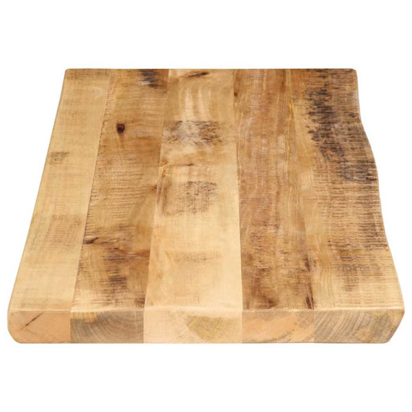 Massive Mango Tischplatte mit Baumkante 100x40 cm