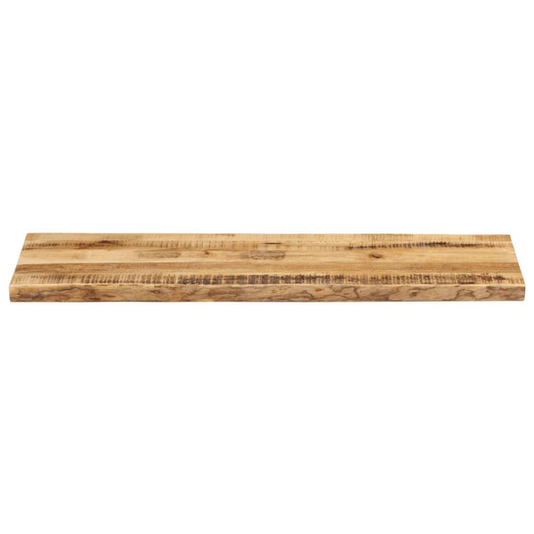 Tischplatte Mango Massivholz Baumkante 110x40 cm