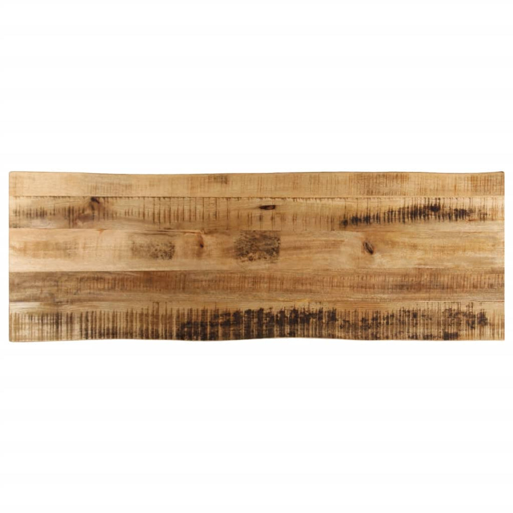 Baumkanten Tischplatte Mango 140x40 cm