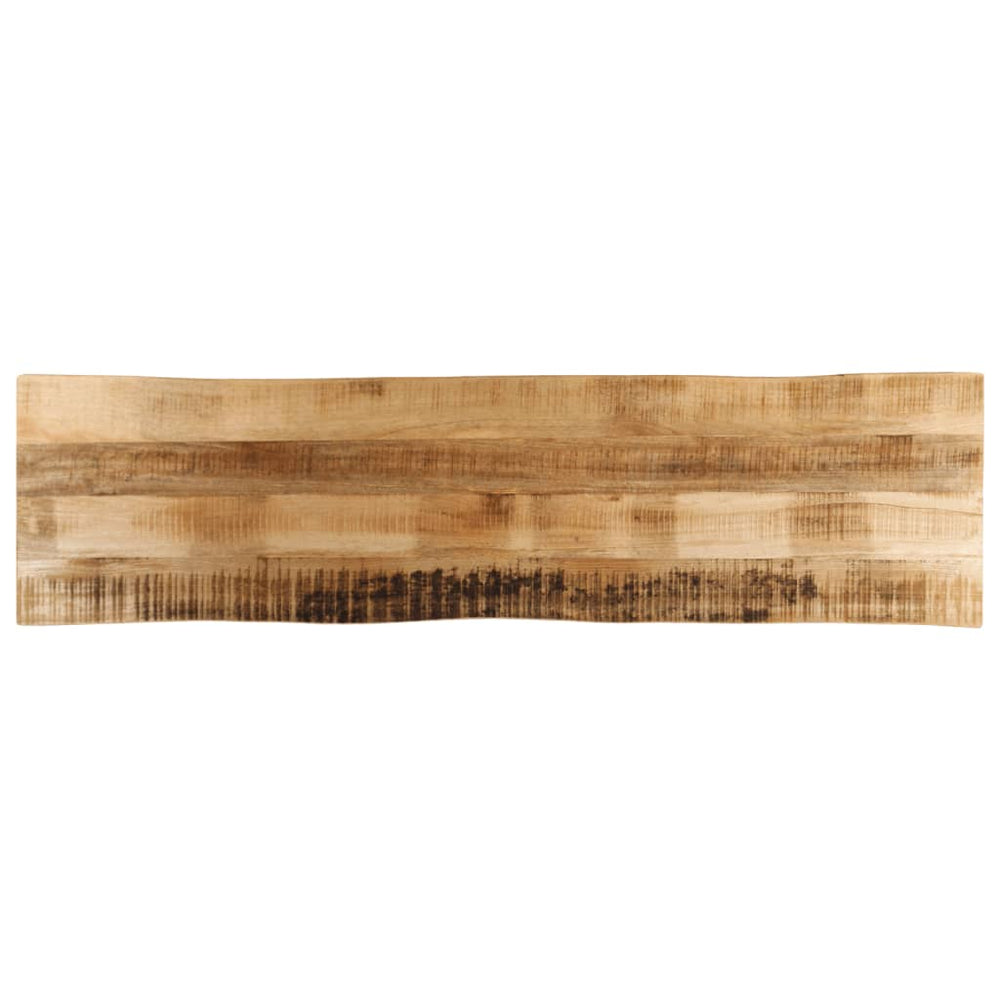 Tischplatte Baumkante Mango 180x40 cm