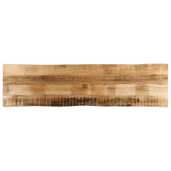 Tischplatte Baumkante Mango 180x40 cm