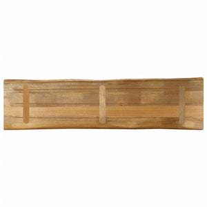 Tischplatte Baumkante Mango 180x40 cm