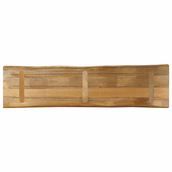 Tischplatte Baumkante Mango 180x40 cm