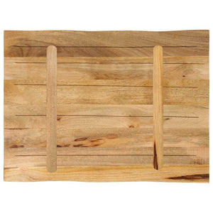Massivholz Tischplatte Mango 80x60 cm