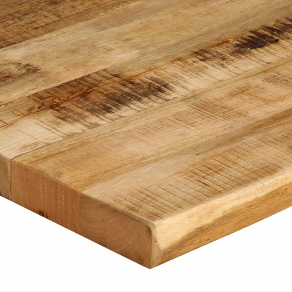 Tischplatte Mango Massivholz 90x60 cm Baumkante