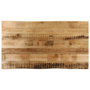 Massivholz Tischplatte Baumkante Mango 100x60 cm