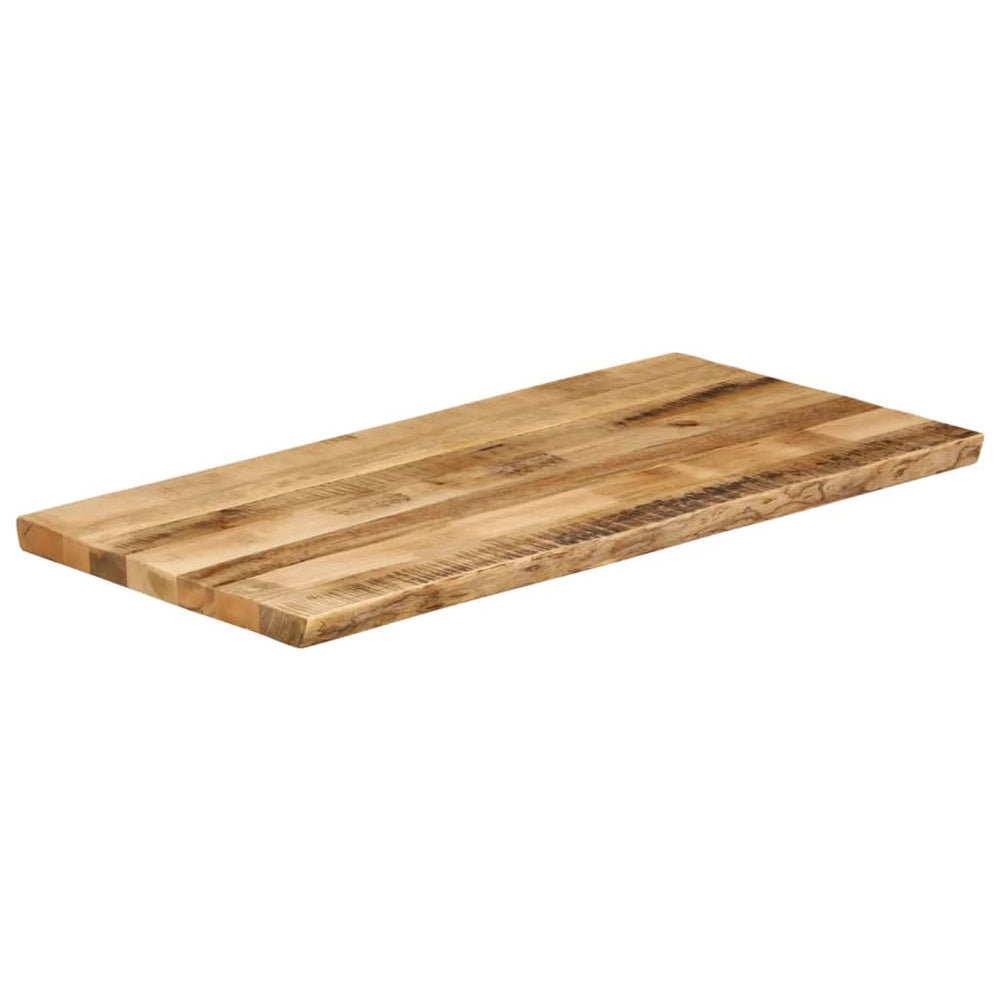 Massivholz Tischplatte Baumkante Mango 100x60 cm