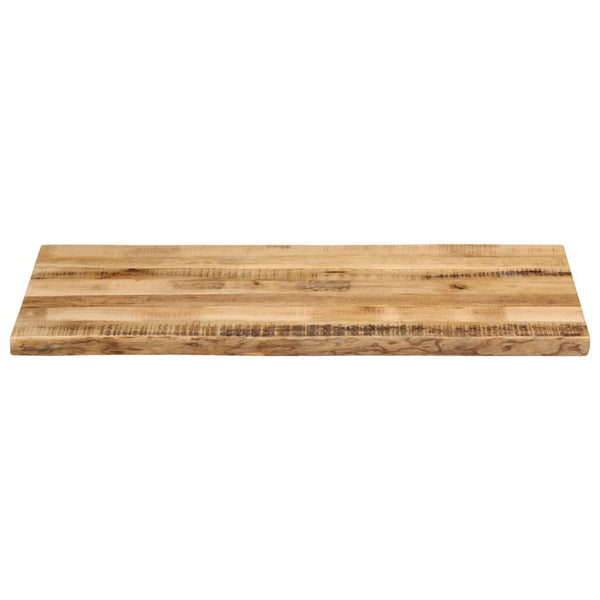 Massivholz Tischplatte Baumkante Mango 100x60 cm