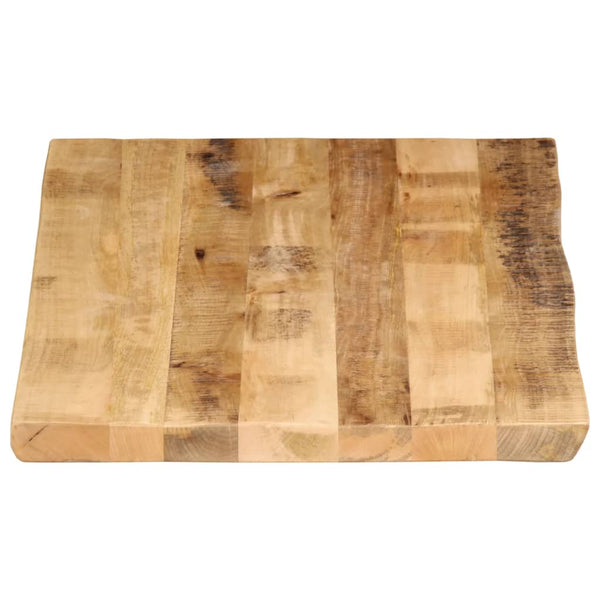 Massivholz Tischplatte Baumkante Mango 100x60 cm