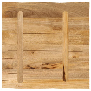 Tischplatte Mango Massivholz 80x80 cm