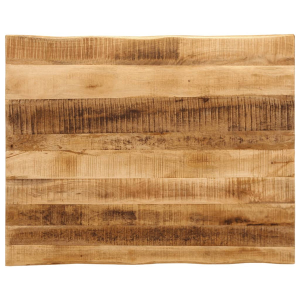 Tischplatte Baumkante Mango 100x80 cm