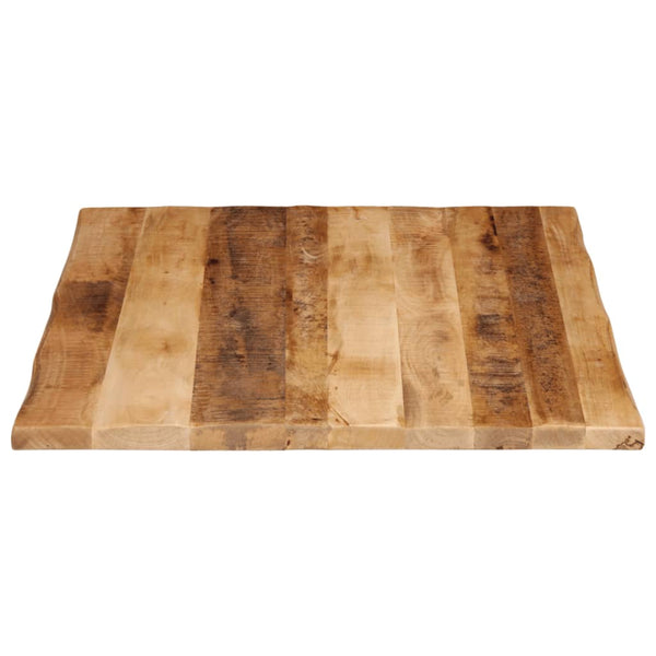 Tischplatte Baumkante Mango 100x80 cm