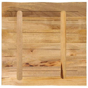 Tischplatte Mango Massivholz 40x40 cm
