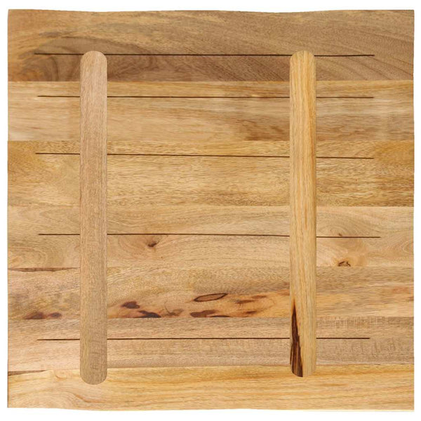Tischplatte Mango Massivholz 40x40 cm