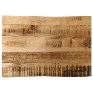 Tischplatte Mango Massivholz Baumkante 50x40 cm