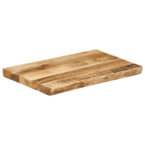 Tischplatte Mango Massivholz Baumkante 50x40 cm