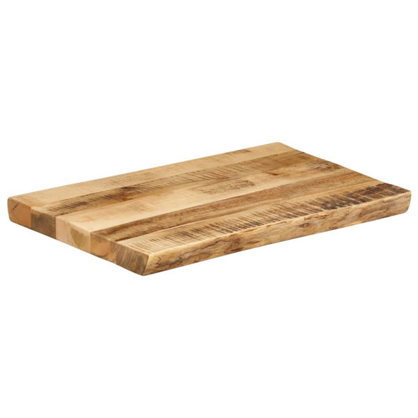 Tischplatte Mango Massivholz Baumkante 50x40 cm