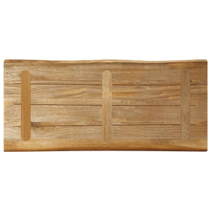 Baumkante Tischplatte Mango 100x40 cm