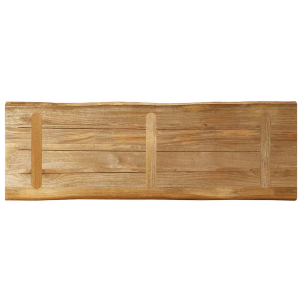 Tischplatte Baumkante Mango 110x40 cm