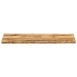 Tischplatte Mango Massivholz Baumkante 120x40 cm