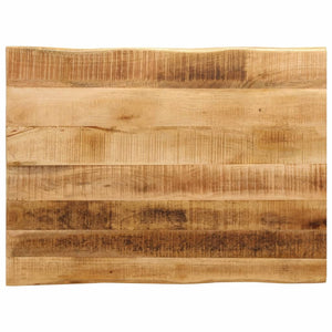 Tischplatte Mango Massivholz Baumkante 90x60